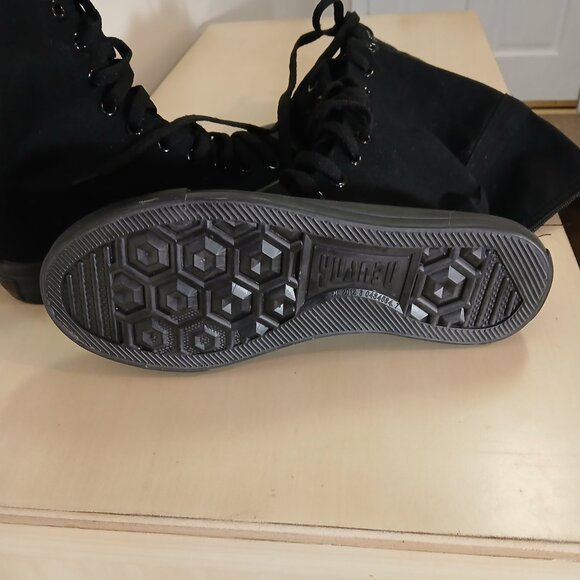 Yuanbu knee-high lace-up boots - black size 35 - Picture 3 of 5